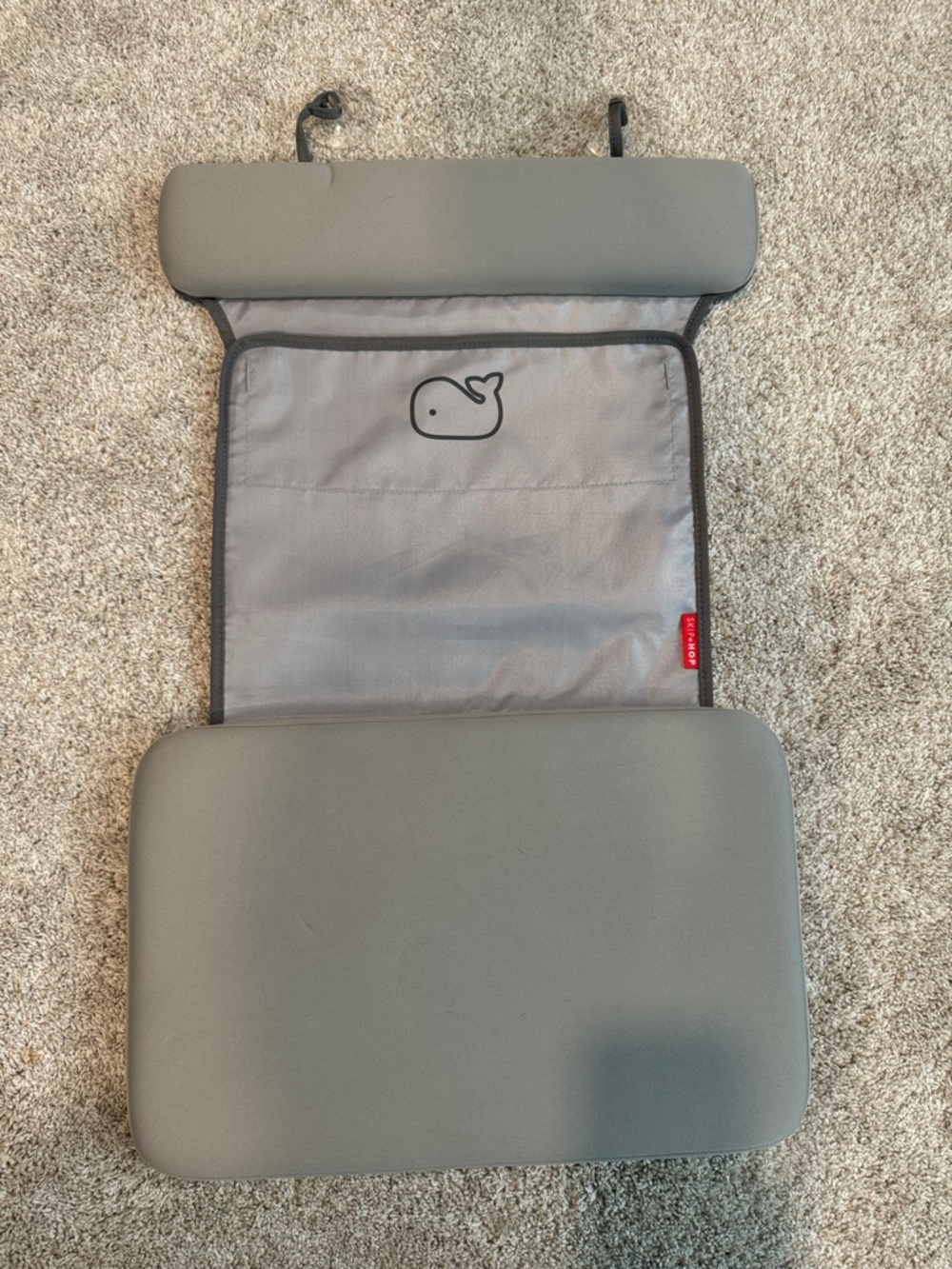 Skip Hop Baby Bath Moby All-in-One Elbow Saver and Kneeler Pad, Grey